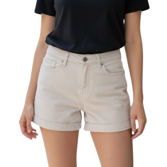 Jessica Simpson White Denim Shorts - Size 2 / 26 - Picture 1 of 6